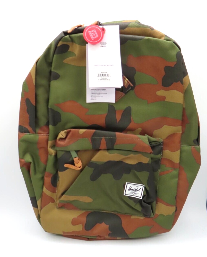 Herschel Heritage Backpack, Woodland Camo Classic 21.5L