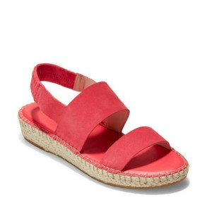 espadrille sandals red