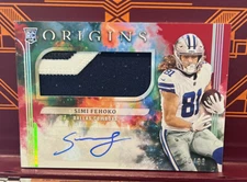 Simi Fehoko Lot (4) Origins 3-Color Patch Auto /99 Illusions (2) Classics