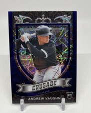 2021 Panini Chronicles Andrew Vaughn Crusade #15 Blue Velocity Prizm RC