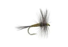 Blue Winged Olive BWO Classic Trout Dry Fly Fishing Fly - Hook Size 18