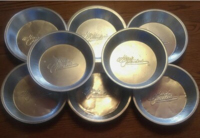 Lot of 8 Vintage Marie Callenders Pie Pans Plate Tins 9inch.