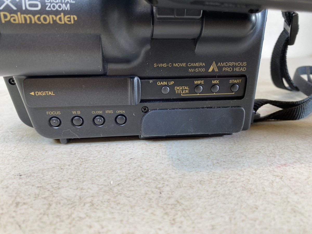 Panasonic X16 Digital Zoom Palmcorder Video Recorder Camera NV