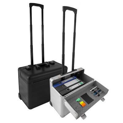 anndora  Business Trolley Pilotenkoffer Handgepäck Aktenkoffer Rollkoffer TSA