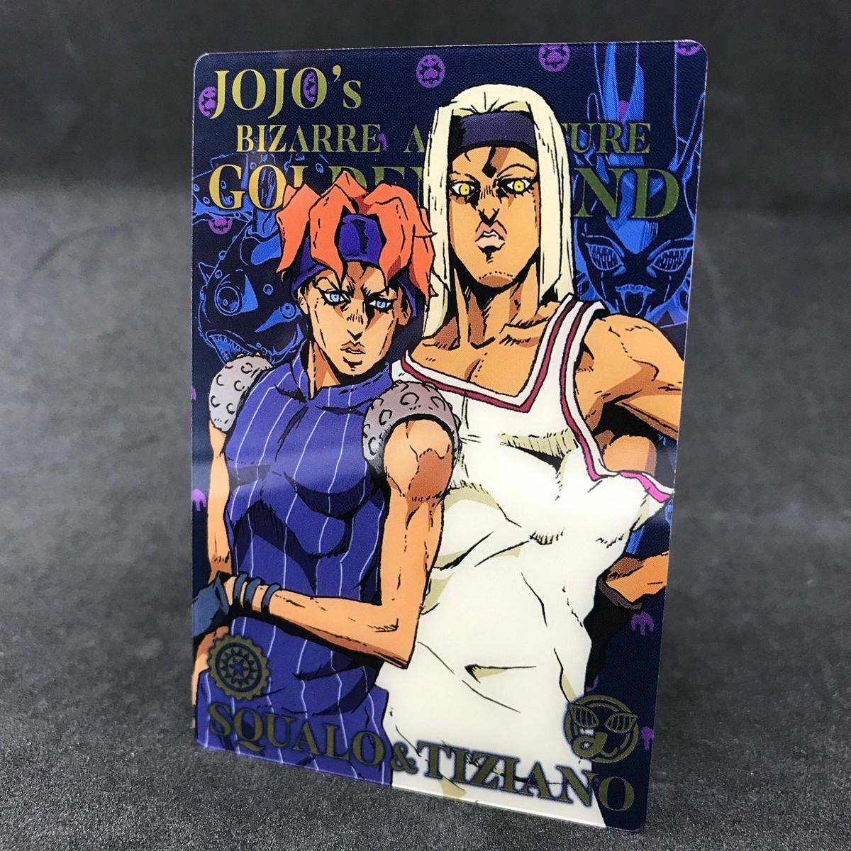 Jojo's Bizarre Adventure SQUALO & TIZIANO No.10 Japanese Metallic