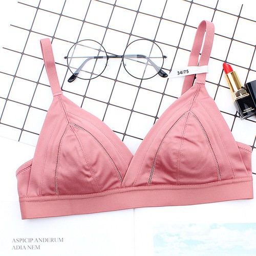 Healthy Wireless Bra Women Bras Sexy Lingerie Slightly Padded Brassiere Bralette - Picture 8 of 28