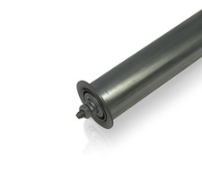 Tragrollen  Stahl für Rollenbahnen Ø 40 x 1,5 EL 250  AL 280 mm Bordscheibe AGM8