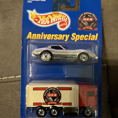 1995 Hot Wheels Hiway Hauler HEB Texans Dual Pack Lot Of 2 90yrs