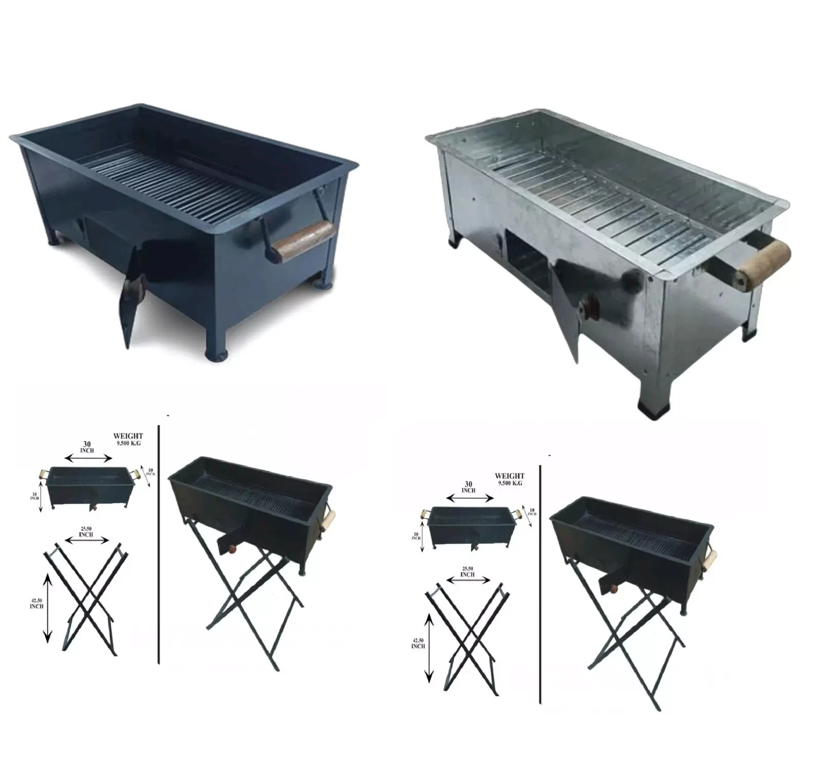 Traditional Portable Charcoal BBQ Grill ANGITHI Picnic Camping Outdoor Barbecue
Opens in a new windo