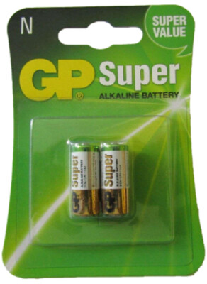 #ad 2 GP SIZE N 2 PACK E90 N LR1 MN9100 910A SUPER ALKALINE BATTERIES $4.79
