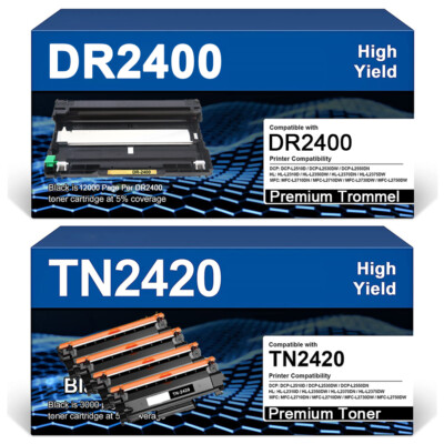 Toner/Trommel kompatibel für Brother TN-2420 DCP-L2530DW HL-L2350DW MFC-L2710DW
