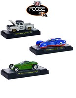 Chip Foose Release 3, 3 Cars Set W/cases 1/64 Models By M2 Machines 32600-cf03 Chip Foose Release 3, 3 Cars Set W/cases 1/64 Models By M2 Machines 32600-cf03
