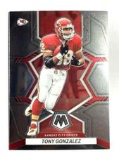 HOF'er TONY GONZALEZ Kansas City Chiefs 2022 Panini Mosaic Football Card #100