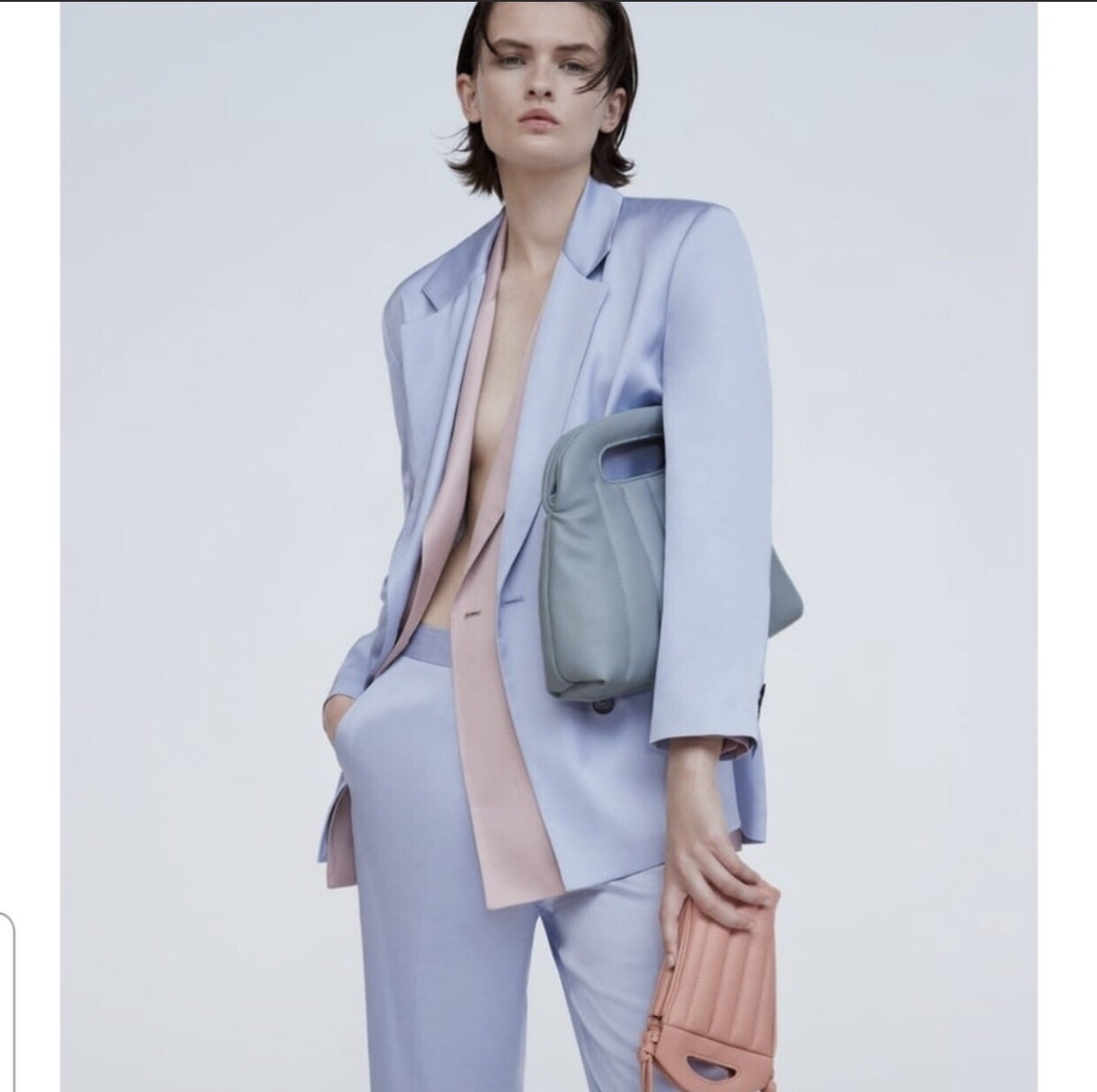 NWT ZARA QUILTED CROSSBODY SMART PHONE BAG