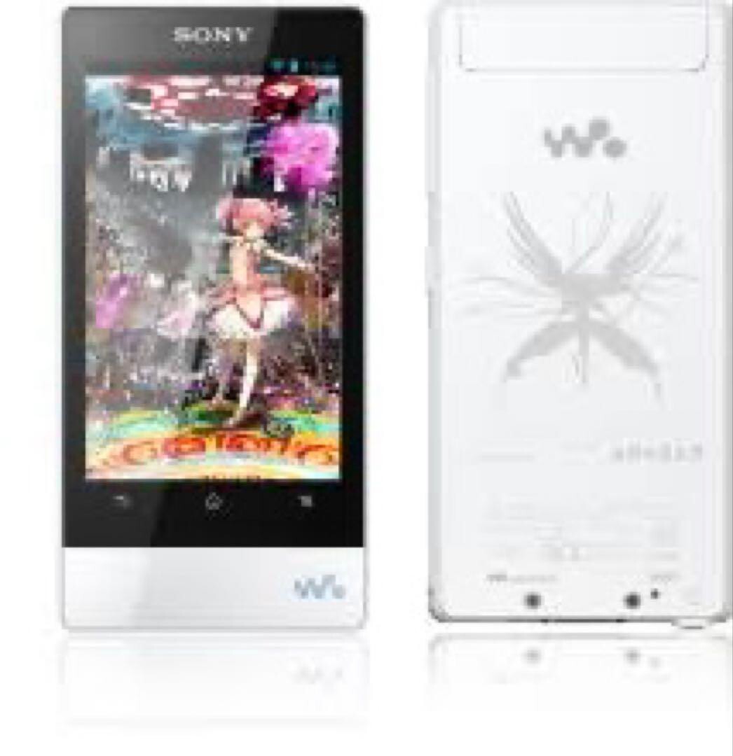 ウォークマン まどマギ 記念モデル NW-F805 ホワイト まどか SONY SONY Walkman NW-F805 16GB Madoka Magica Rebellion Movie
