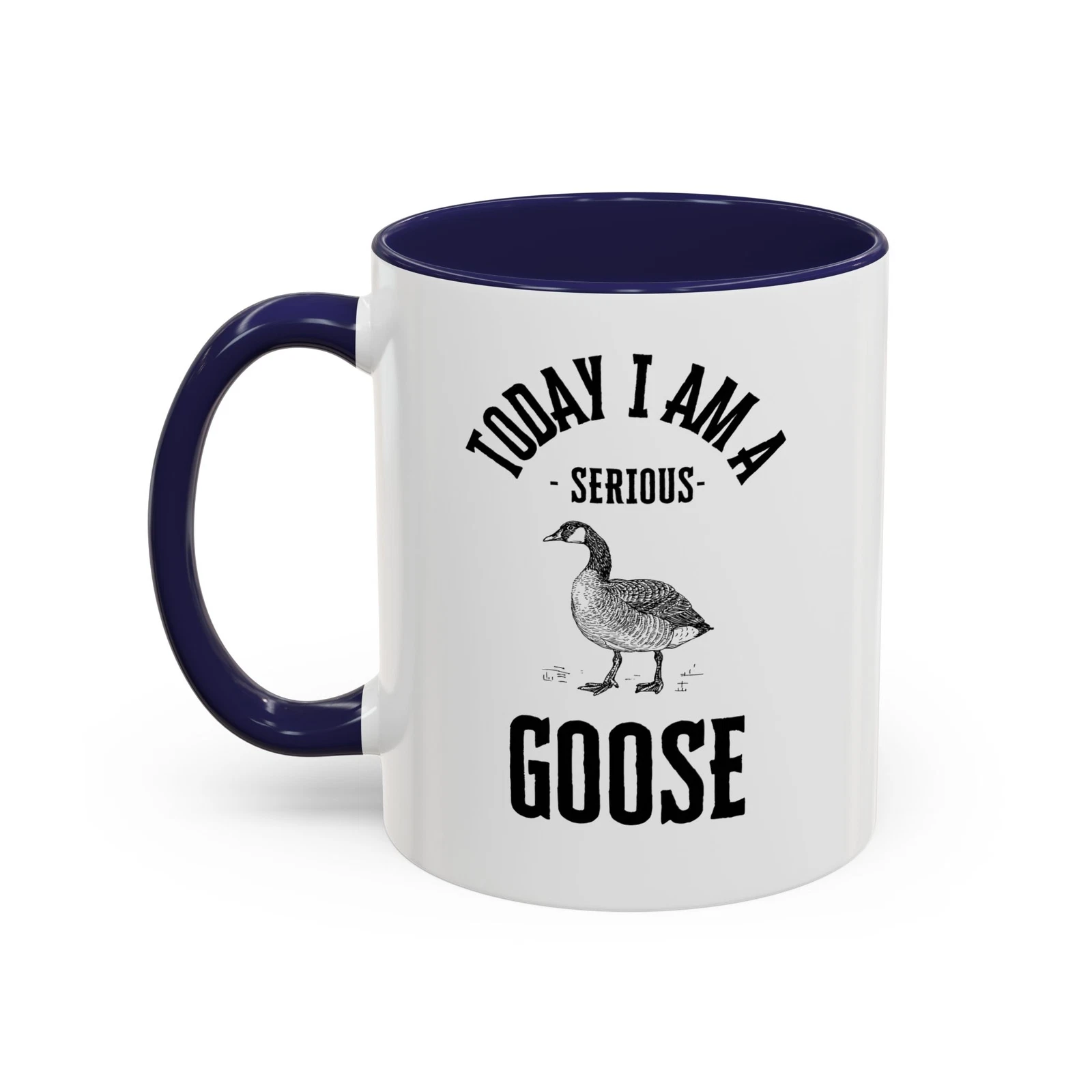 Goose Accent Mug, Funny Silly Goose Gift, Quirky Office Drinkware, Father's Day