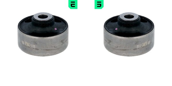 2X Optimal Querlenkerlager Vorne Links Rechts FüR Honda Accord VII CL CM-image