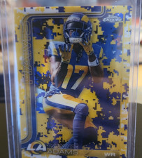 Topps 2025 Chrome Davante Adams Camo Parallel #165 Los Angeles Rams