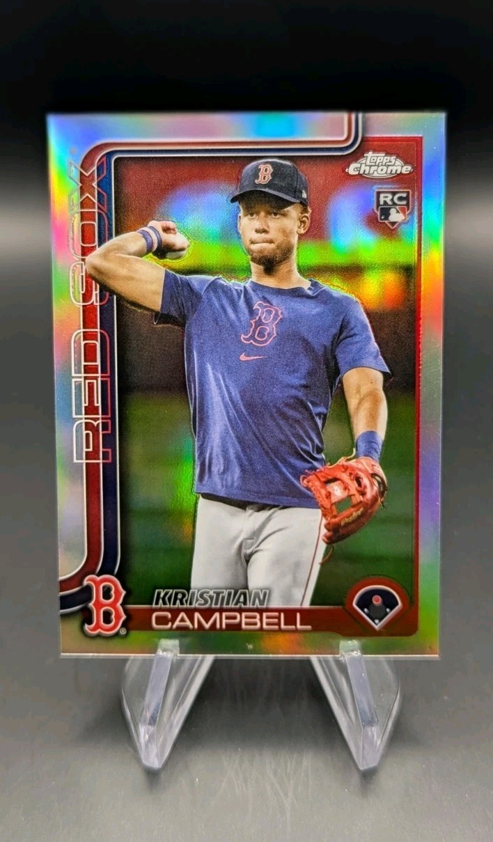 2025 Topps Chrome Update Kristian Campbell Rookie #USC189 Image Variation RC SSP