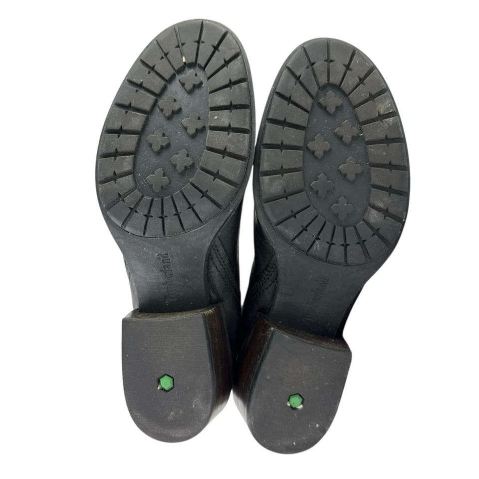 Timberland Sutherlin Bay Mujer Cuero Negro Sin Cordones Chelsea Botines 7 Foto 4 de 4