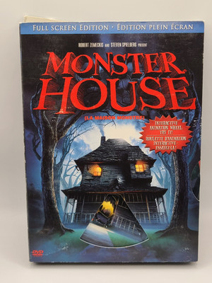 Monster house  Animated DVD Full Screen with Slipcover