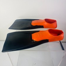 Finis Long Floating Fins - Floating Swim Fins Size 3-5 Black/Orange 1619