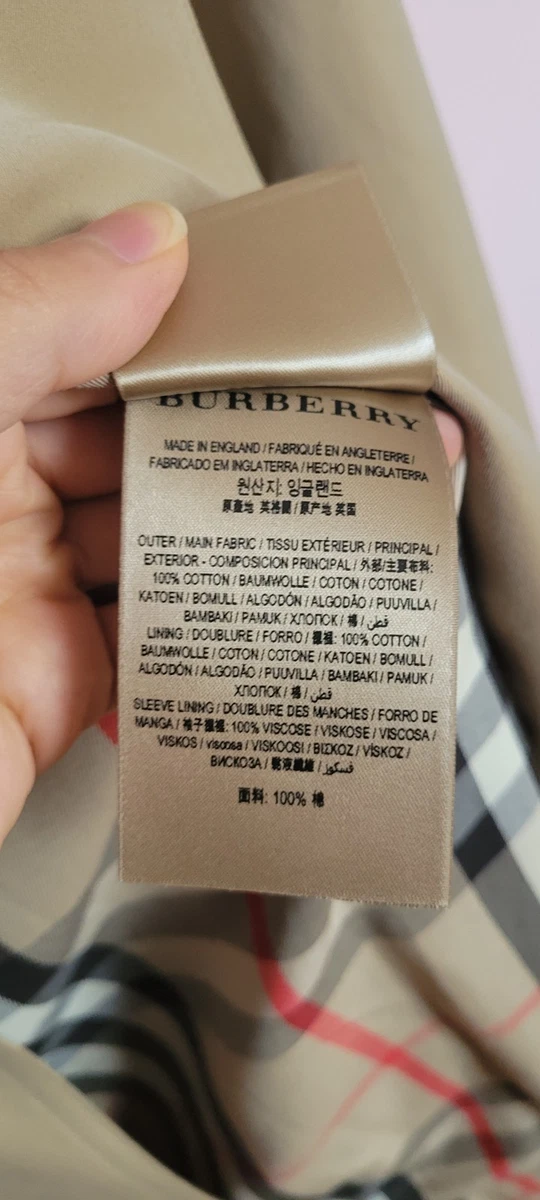 Gabardina Burberry beige para mujer