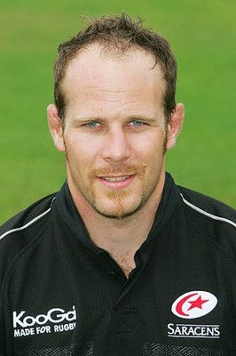 Kris Chesney pictured at the Saracens squad photocall at Bramley - 2004 Photo