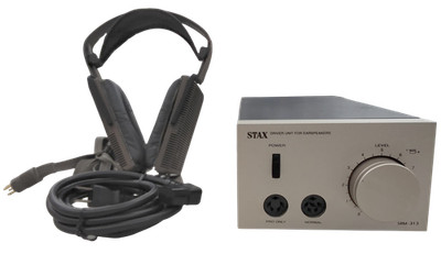STAX SRM-313 Electrostatic Headphone Energizer Amplifier with Ear Speaker Tested