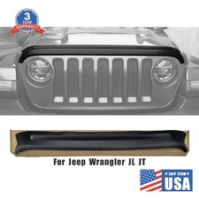 Hood Stone Guard Deflector Bug Shield Plate Cover For Jeep Wrangler Jl Jt 18