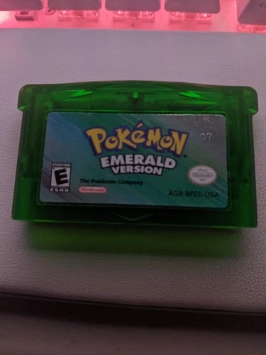 New ListingAuthentic Pokemon Emerald GBA - Dry Battery (plays fine) - read description