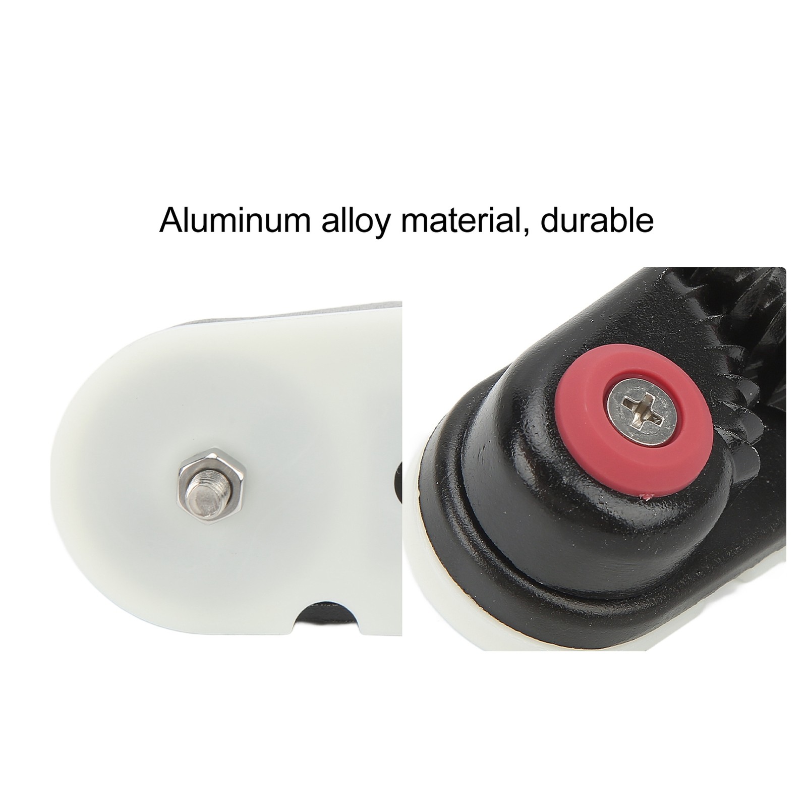 Aluminum Alloy Boat Clam Cleat Flared Cable Fast Entry Cam Cleat Black Marine
