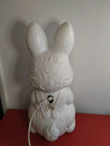 easter bunny blow mold vintage - Picture 3 of 8
