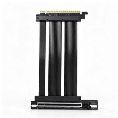PCIe X16 GEN5 Right Angle Riser Cable PCIe 4.0 and 5.0 with GPU Vertical Moun...