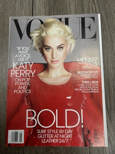 VOGUE MAGAZINE KATY PERRY BOLD ! FASHION EXCELLENT CONDITION