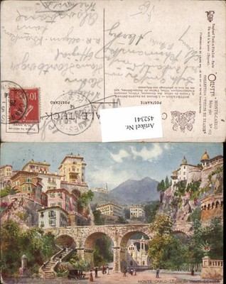 452341,Künstler AK Monaco Monte-Carlo Eglise Sainte-Devote pub Tuck 992/115