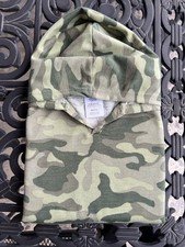 NWT Saint Eve Kids Boys Pajama Lounge Top Polyester LS Hoodie Camo T Rex M 10-12