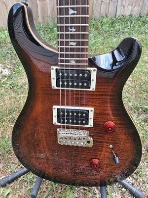 Paul Reed Smith SE Custom 24 Electric Guitar - Black Gold Burst