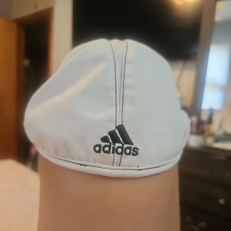 Adidas  Hat  White One Size Curved Brim Embroidered Logo - Image 3 of 4