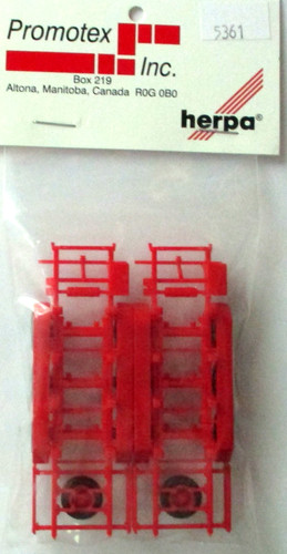 Piezas de remolque. Remolque PROMOTEX HERPA 1/87 HO=1/87 #5361 3 ejes conversión piezas | Condition: Used