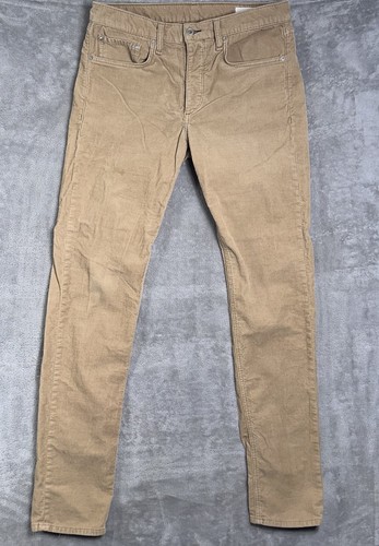 Rag & Bone, VTG rag & Bone Fit 2 Slim Sz 32 Corduroy Pants British Khaki Made In USA (Rare)