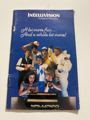 Intellivision Manual Mattel Electronics 1981 Original Gaming Insert