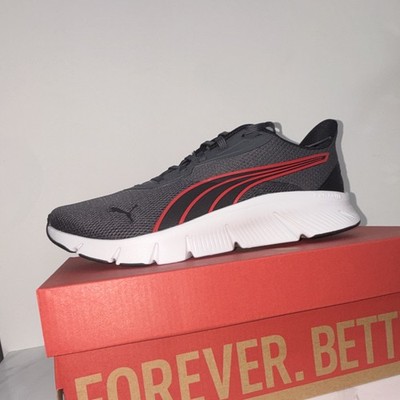 PUMA FlexFocus Lite Modern Gray/Red/Black Low Top Sneakers 310093 24