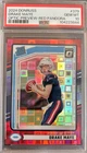2024 Donruss Rated Rookie Drake Maye #379 Optic Preview Red Pandora Prizm PSA-10