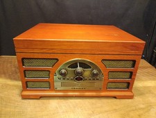 Crosley CR66 5-in-1 Record Player Turntable Cassette CD AMFM Radio Fully Tested