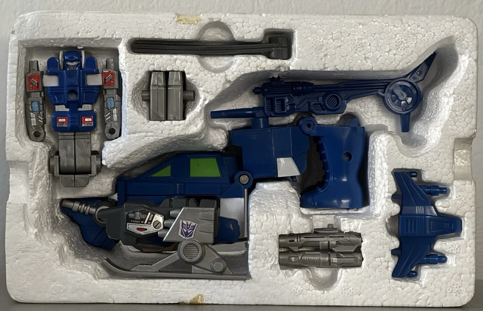 ULTRA RARO D-310 Transformers G1 Japonés Azul Baco COMPLETO EN CAJA Foto 2 de 4