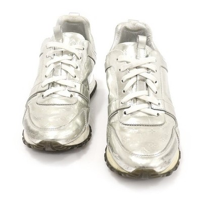 Louis Vuitton Metallic Silber Run Away Damen Sneaker 35 CO40517LV 147001733