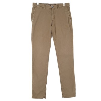 Massimo Dutti Men Chino Pants Trousers Slim Stretch Uo9 Size W31 L34