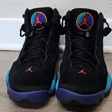 Jordan 6 Rings Aqua DD5077-040 Black Blue Pur...