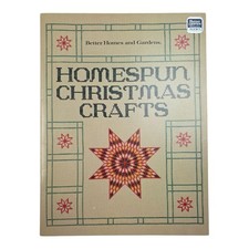 Better Homes  Gardens Homespun Christmas Crafts Booklet 1980s Pattern Ideas